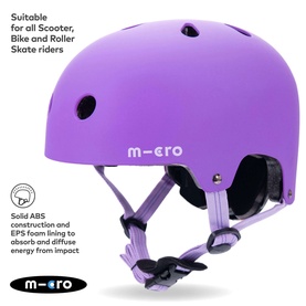 Micro Scooter Plain Medium Bike Helmet