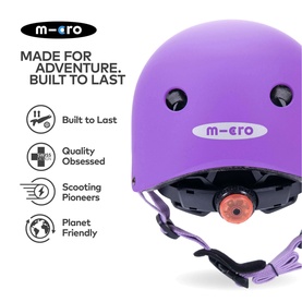Micro Scooter Plain Medium Bike Helmet