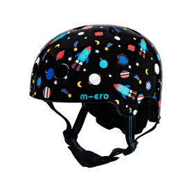 Micro Scooter Space Printed Small Bike Helmet