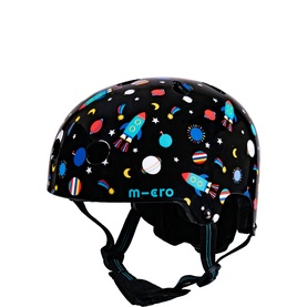 Micro Scooter Space Printed Small Bike Helmet