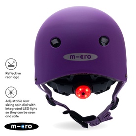 Micro Scooter Plain Small Bike Helmet