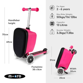 Micro Mini Micro LED Luggage