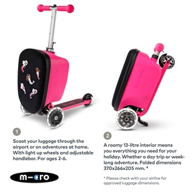 Micro Mini Micro LED Luggage