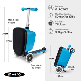 Micro Mini Micro LED Luggage