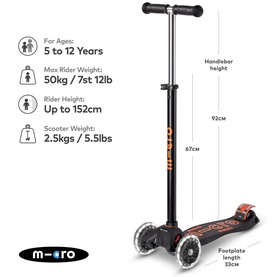 Maxi Micro Deluxe LED Scooter
