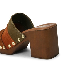Settanta Block Heel Mules