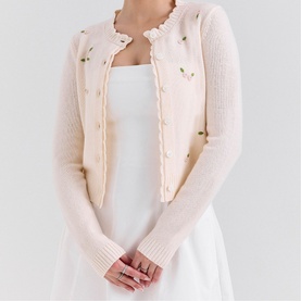 Anjou Floral Rose Cardigan
