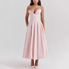 Lady Strapless Corset Dress