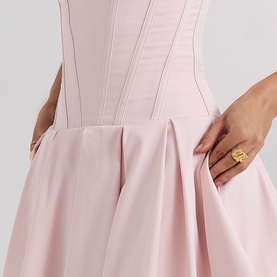 Lady Strapless Corset Dress