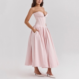 Lady Strapless Corset Dress