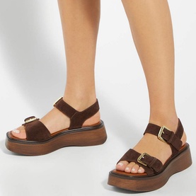 Luno Double Strap Flatform Sandals