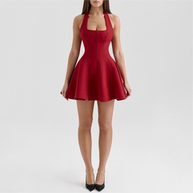Loulette Halter Mini Dress