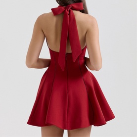 Loulette Halter Mini Dress