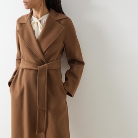 Cles Belted Wrap Coat