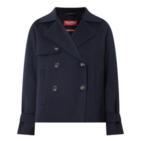 Nupar Short Double-Breasted Trech Coat