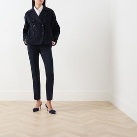 Nupar Short Double-Breasted Trech Coat