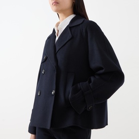 Nupar Short Double-Breasted Trech Coat