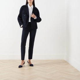 Nupar Short Double-Breasted Trech Coat