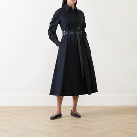 Valdese Belted Shirt Dress