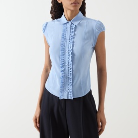 Skipper Ruffle Trim Shirt