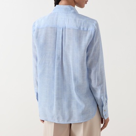 Nola Silk Check Print Blouse
