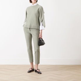 Pegno Cropped Straight Leg Trousers