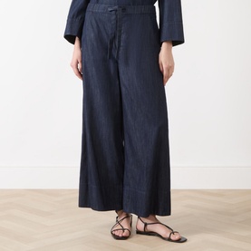 Jour Cropped Wide Leg Trousers
