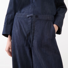 Jour Cropped Wide Leg Trousers