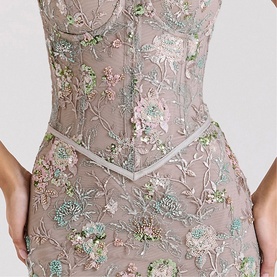 Naima Beaded Floral Dress