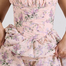 Ophelia Floral Mini Dress & Bloomers