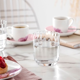 Rose Garden Water Glass, Set of Four