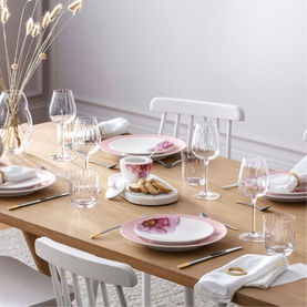 Rose Garden Water Glass, Set of Four