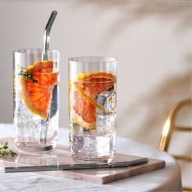 Rose Garden Longdrink Tumbler, Set of Four