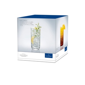 Rose Garden Longdrink Tumbler, Set of Four