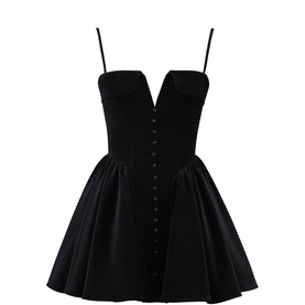 Selina Velvet Tulle Mini Dress