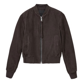 Orten Suede Bomber Jacket