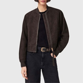 Orten Suede Bomber Jacket