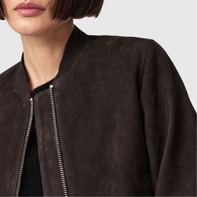 Orten Suede Bomber Jacket