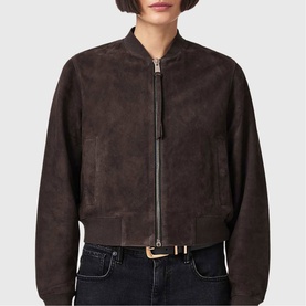 Orten Suede Bomber Jacket