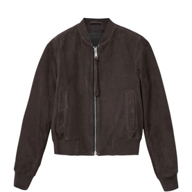 Orten Suede Bomber Jacket