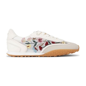 Lavender Embroidered Trainers