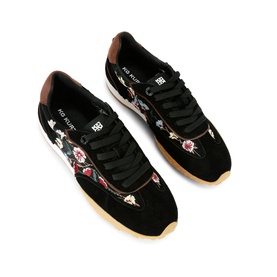 Lavender Embroidered Trainers