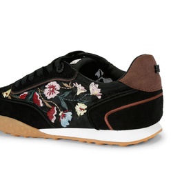 Lavender Embroidered Trainers