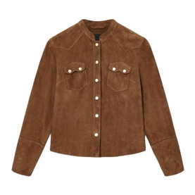 Rock Patch Pocket Suede Shirt