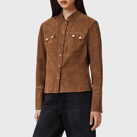 Rock Patch Pocket Suede Shirt