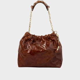 June Vintage Leather Tote Bag