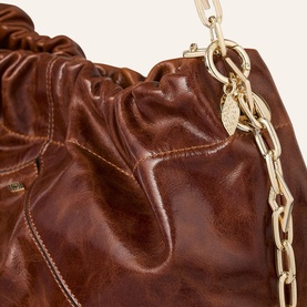 June Vintage Leather Tote Bag
