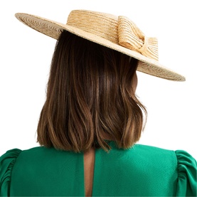 Straw Boater Hat
