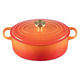 Signature Cast Iron Oval Casserole 29cm