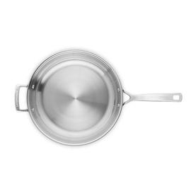 Classic 3-Ply Stainless Steel Uncoated Frying Pan 30cm